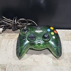 Intec Original Microsoft Xbox Controller Wired GREEN Works.‎